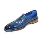 Emilio Franco Mirko Calfskin Loafers Blue