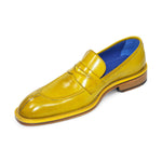 Emilio Franco Mirko Calfskin Loafers Yellow