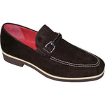 Emilio Franco Nino II Genuine Suede Loafers Dark Brown