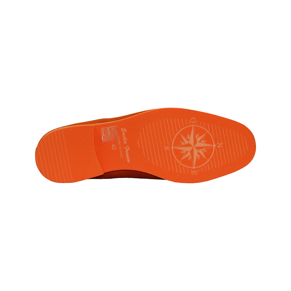 Emilio Franco Nino II Loafers Orange / White | MensDesignerShoe.com