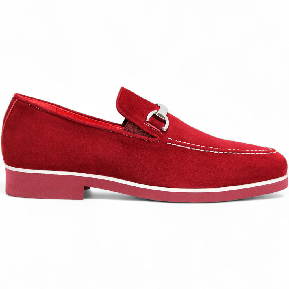 Emilio Franco Nino II Suede Loafers Burgundy