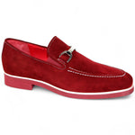 Emilio Franco Nino II Suede Loafers Burgundy