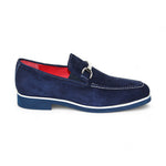 Emilio Franco Nino II Suede Loafers Navy