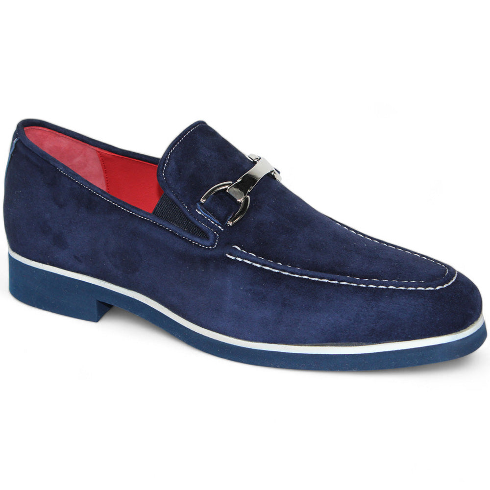 Emilio Franco Nino II Suede Loafers Navy