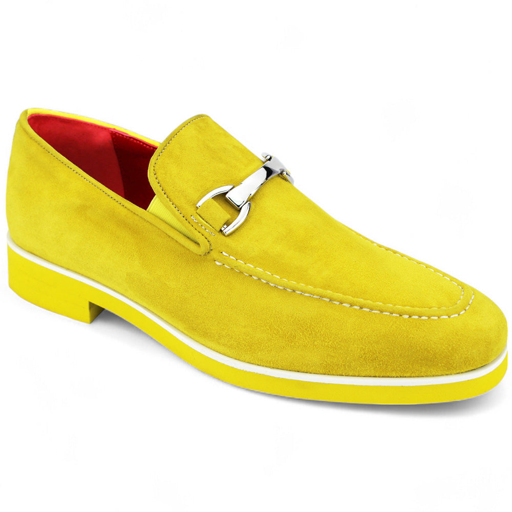Emilio Franco Nino II Suede Loafers Yellow