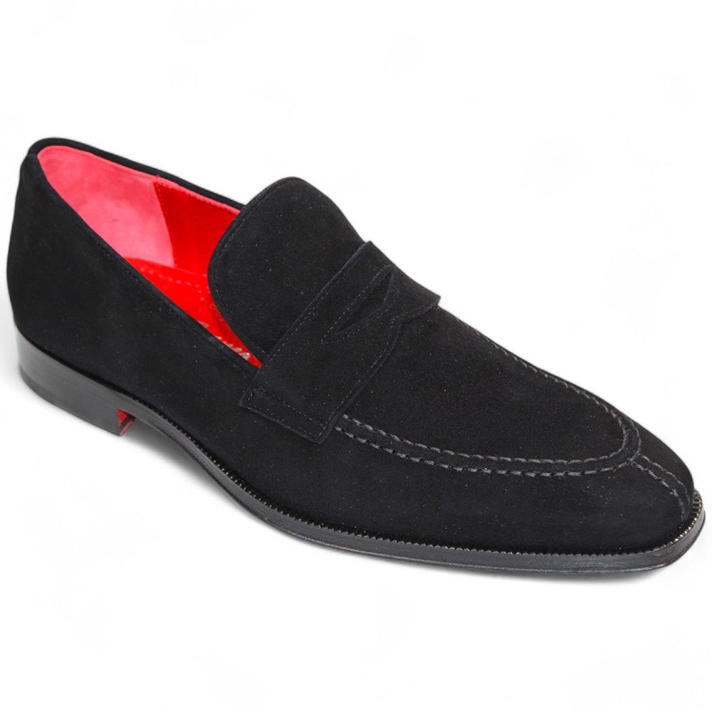 Emilio Franco Oliviero Suede Shoes Black