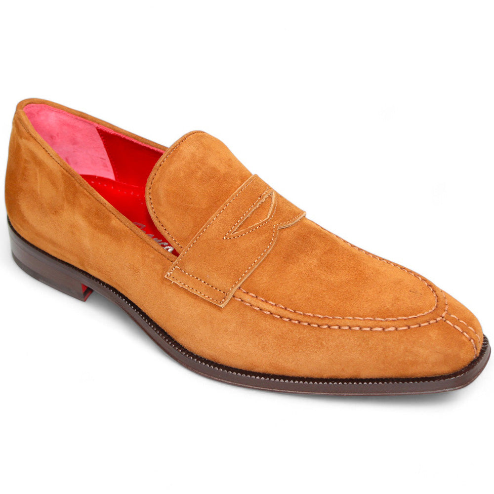 Emilio Franco Oliviero Suede Shoes Rust
