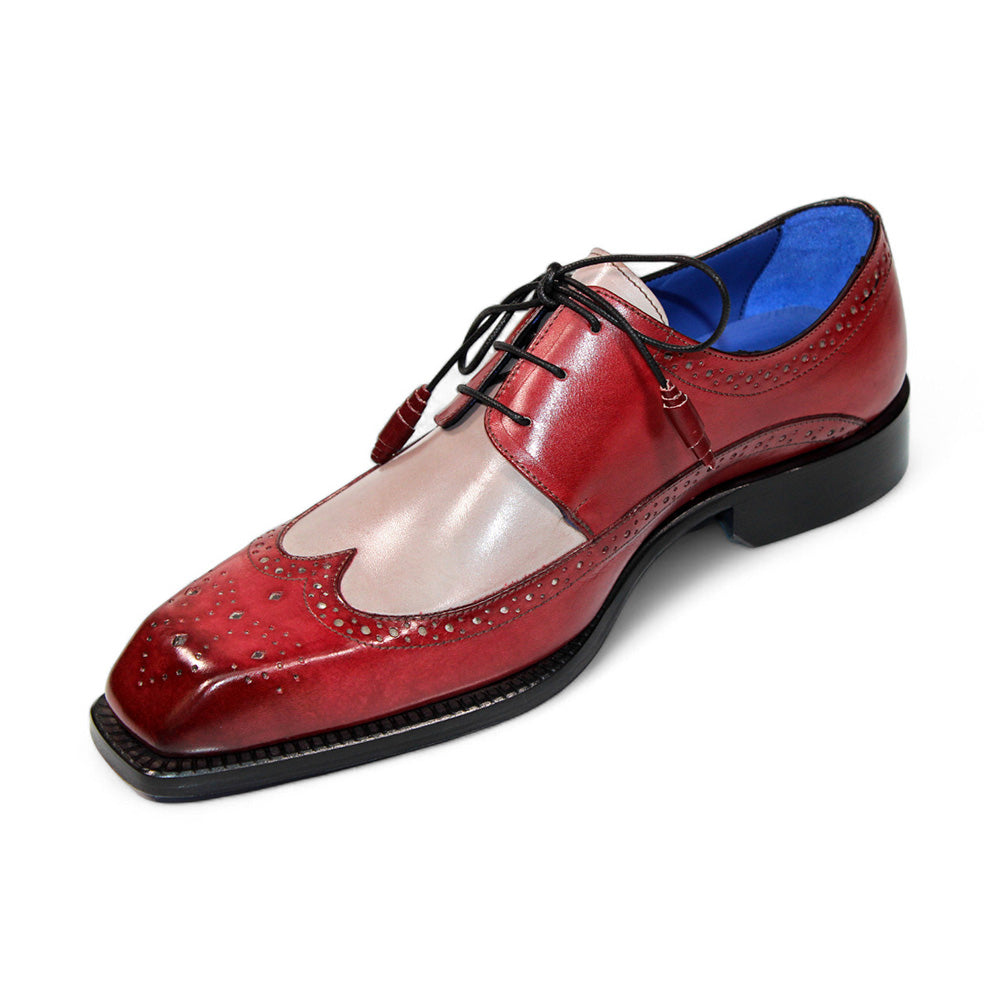 Emilio Franco Orlando Leather Shoes Cordovan/Grey