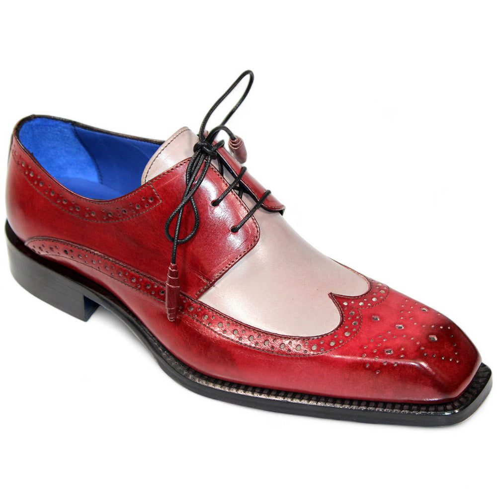 Emilio Franco Orlando Leather Shoes Cordovan/Grey