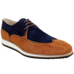 Emilio Franco Paolo Sneakers Cognac/Navy