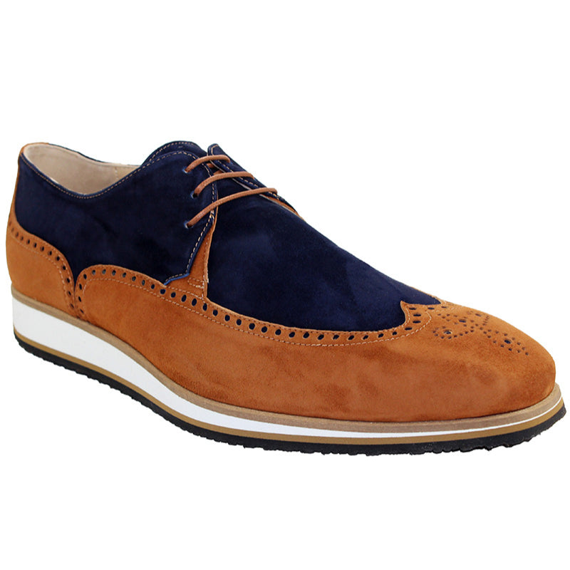 Emilio Franco Paolo Sneakers Cognac/Navy