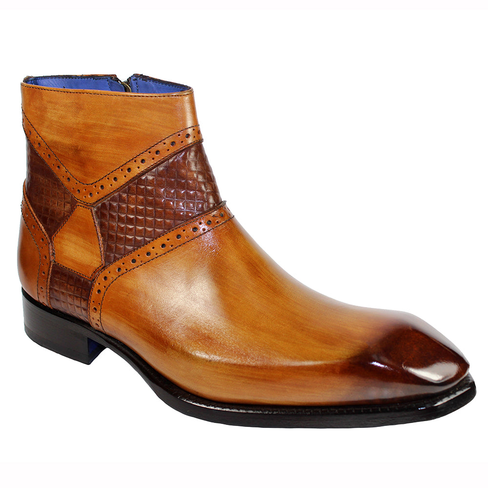 Emilio Franco Remo Leather Boots Cognac / Brown