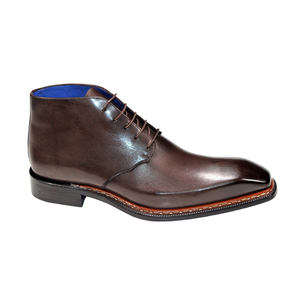 Emilio Franco Rocco Calfskin Boots Chocolate
