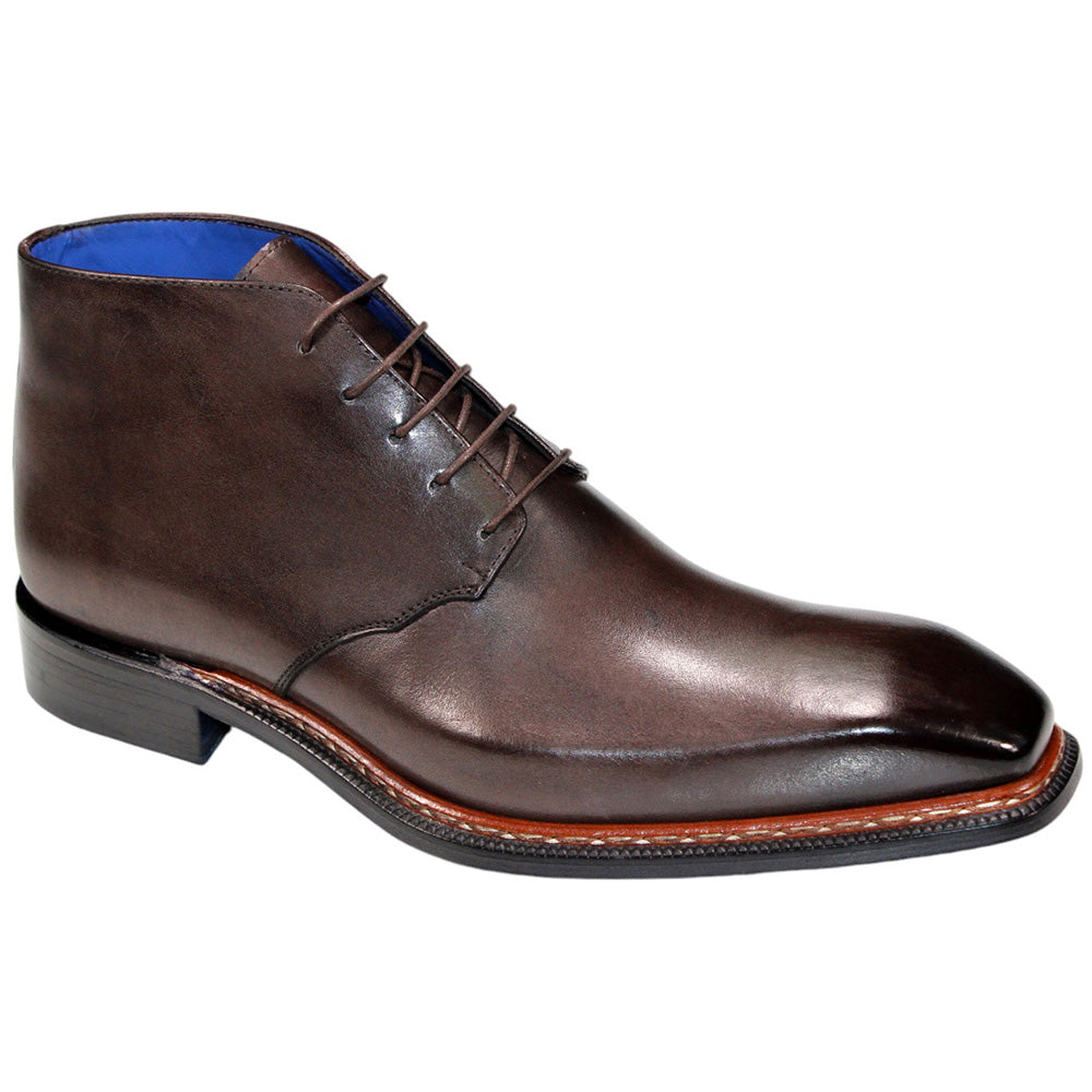 Emilio Franco Rocco Calfskin Boots Chocolate