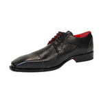 Emilio Franco Samuele Leather/Deerskin Shoes Black