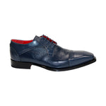 Emilio Franco Samuele Leather/Deerskin Shoes Navy