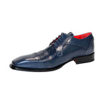 Emilio Franco Samuele Leather/Deerskin Shoes Navy