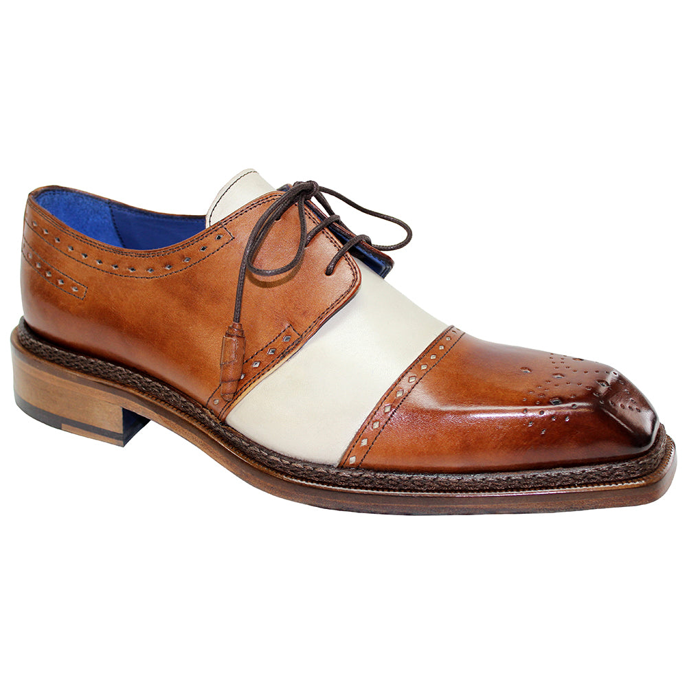 Emilio Franco Saverio Shoes Brandy / Cream
