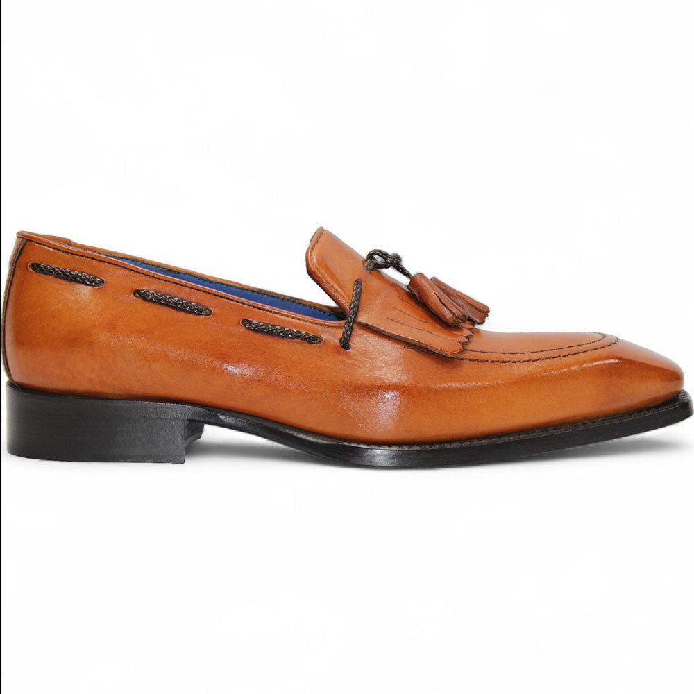 Emilio Franco Tommaso Leather Shoes Gold