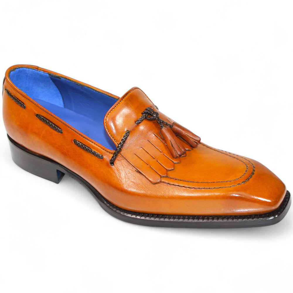 Emilio Franco Tommaso Leather Shoes Gold