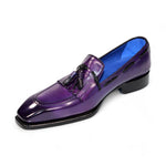Emilio Franco Tommaso Leather Shoes Purple