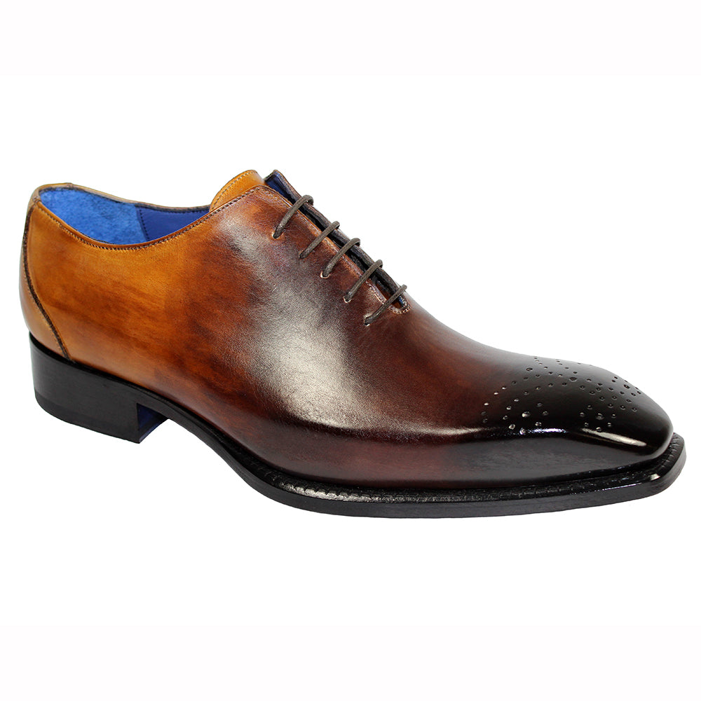 Emilio Franco Valerio Leather Shoes Brown Combo