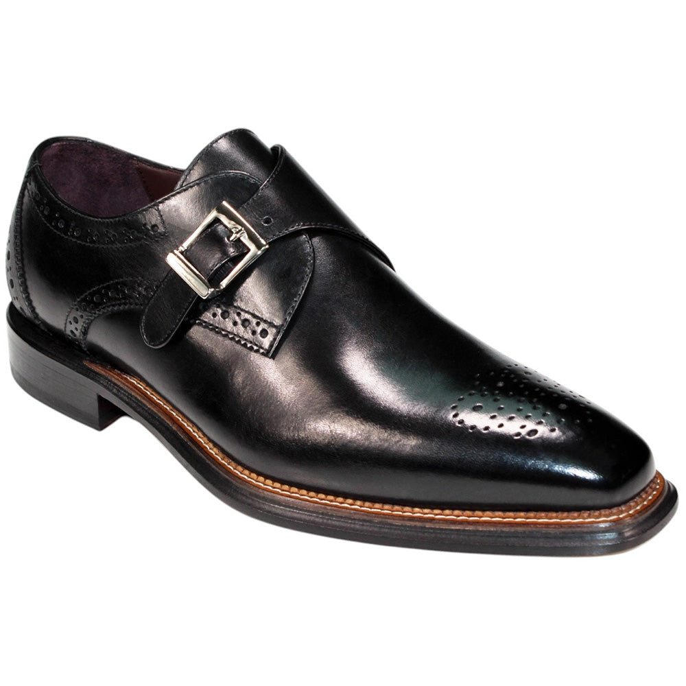 Emilio Franco Vincenzo Genuine Leather Shoes Black