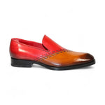Emilio Franco Vittorio Leather Shoes Cognac/Red