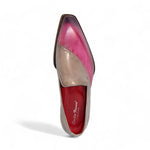 Emilio Franco Vittorio Leather Shoes Pink/Light Grey