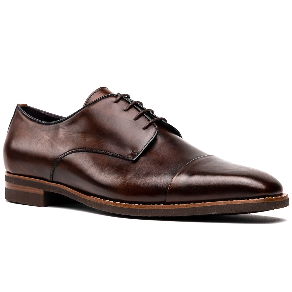 Zelli Enzo Cap Toe Shoes Chestnut (25-550-CST)