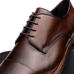 Zelli Enzo Cap Toe Shoes Chestnut (25-550-CST)