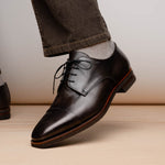 Zelli Enzo Cap Toe Shoes Grey (25-550-GRY)