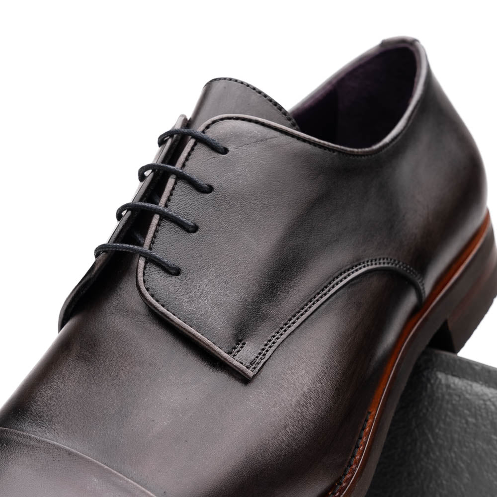 Zelli Enzo Cap Toe Shoes Grey (25-550-GRY)