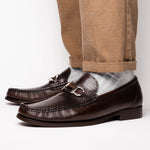 Marco Di Milano Enzo Lizard Bit Loafers Brown