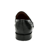 Belvedere Espada Ostrich Penny Loafers Black (2440)