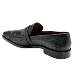 Belvedere Espada Ostrich Penny Loafers Black (2440)