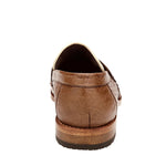 Belvedere Espada Ostrich Penny Loafers Tabac / Bone (2440)