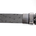 Marco Di Milano Ostrich Quill Belt Grey