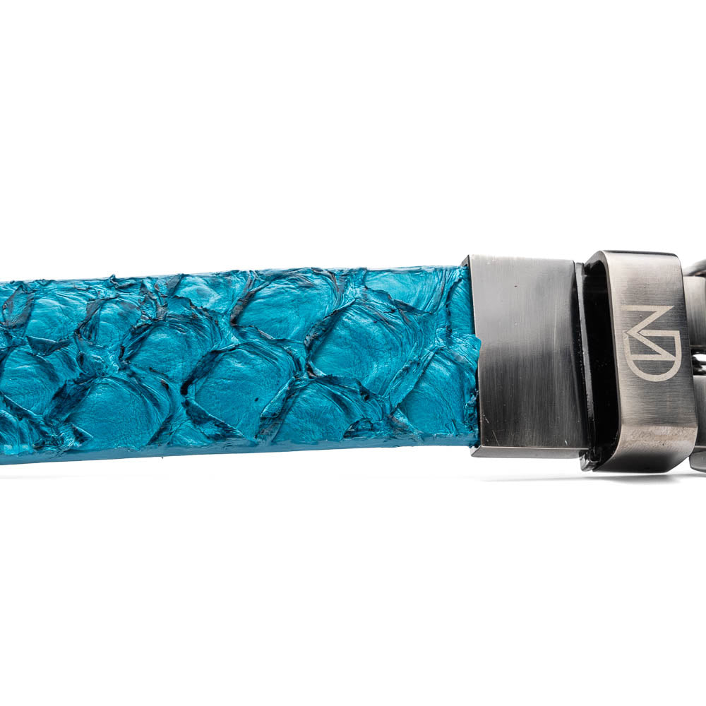 Marco Di Milano Pirarucu Belt Caribbean Blue