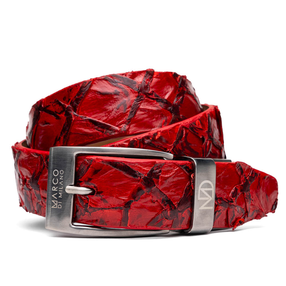 Marco Di Milano Pirarucu Belt Red