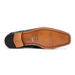 Marco Di Milano Fabro Caiman Crocodile Bit Loafers Black
