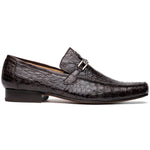 Marco Di Milano Fabro Caiman Crocodile Bit Loafers Brown