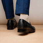 Marco Di Milano Fabro Lizard Bit Loafers Black
