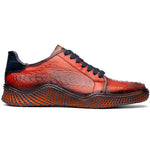 Marco Di Milano Faccheti Ostrich Sneakers Orange / Blue