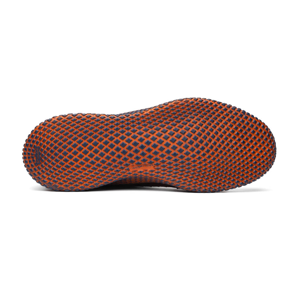 Marco Di Milano Faccheti Ostrich Sneakers Orange / Blue