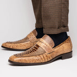 Marco Di Milano Fangio Ostrich Penny Loafers Orix