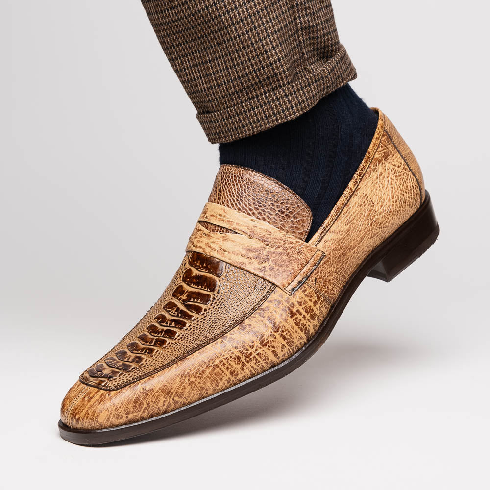 Marco Di Milano Fangio Ostrich Penny Loafers Orix