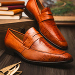 Marco Di Milano Fangio Ostrich Penny Loafer Cognac