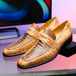 Marco Di Milano Fangio Ostrich Penny Loafers Orix