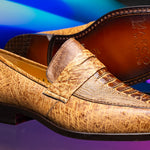 Marco Di Milano Fangio Ostrich Penny Loafers Orix